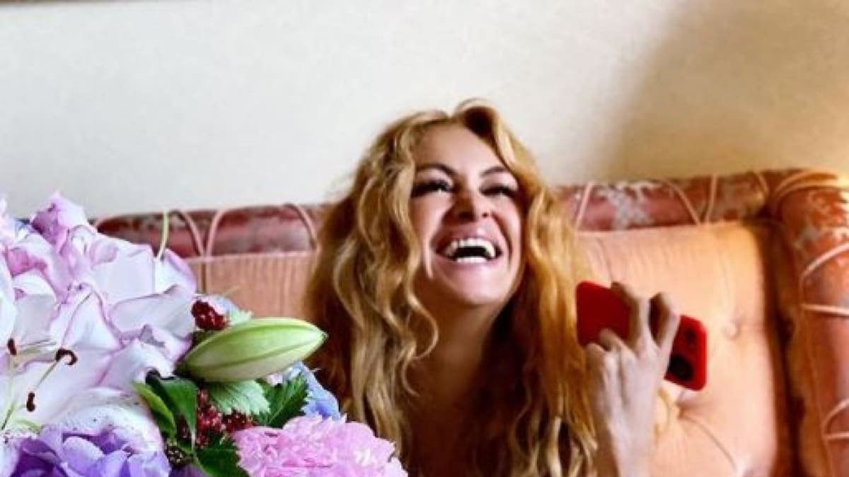 Paulina Rubio y Quico en una fotografía que recuerda lo maravillosos que eran los 80