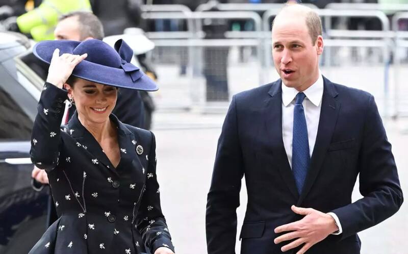 Realeza británica Kate Middleton y príncipe William estrenan sus títulos de Gales en servicio al Día de la Commonwealth - Créditos: Tim Rooke