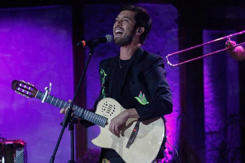 El artista y su paso anterior por el Festival del Huaso de Olmué.
Foto: Agencia Uno