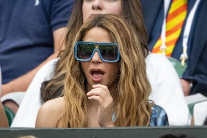 La cantante en Wimbledon