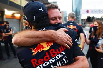 Los ánimos por radio de Christian Horner a Checo Pérez tras quedar fuera del podio en el GP de España