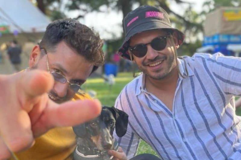 Gino Costa y su pareja Miguel Ángel Campos Disfrutan de su amor - Créditos: Instagram