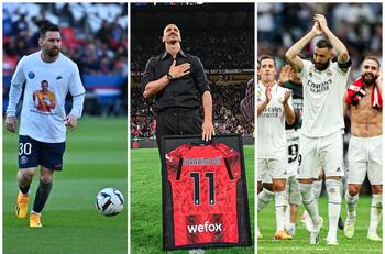 Las 5 mejores despedidas del fin de semana en el fútbol europeo