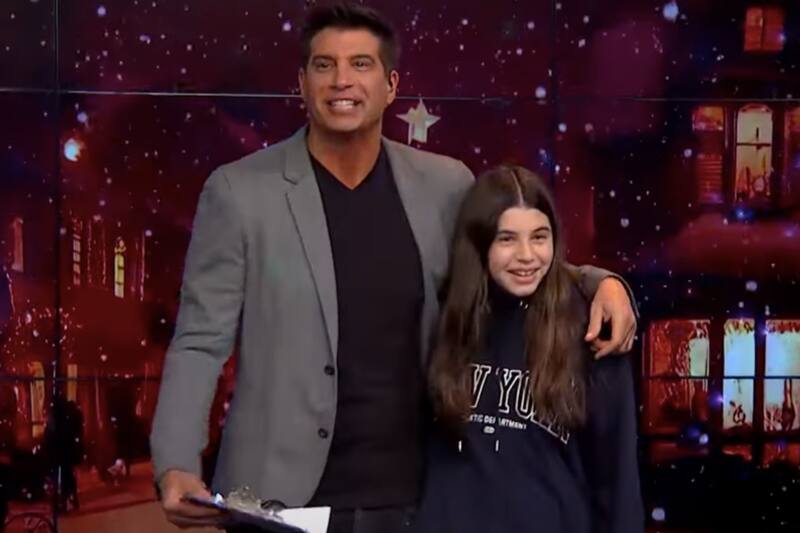 El conductor de Zona de Estrellas se reencontró con su hija, quien tuvo una aparición en el programa de Zona Latina.