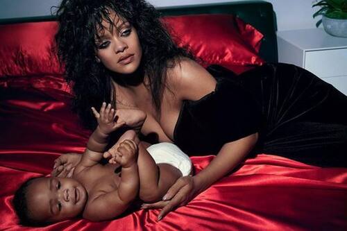 Filtran el nombre del segundo hijo de Rihanna y Travis Scott
