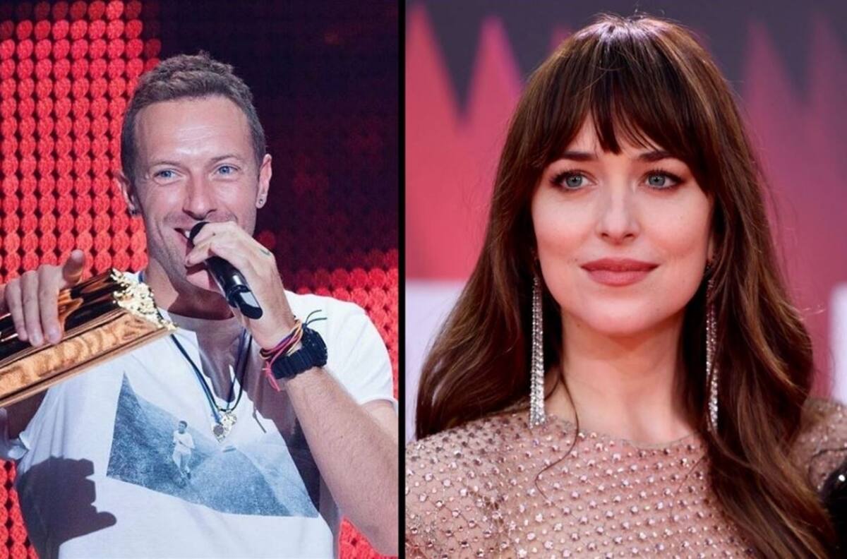 Chris Martin aparece por sorpresa en videoconferencia de Dakota Johnson y se hace viral