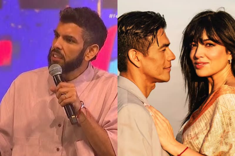 El comediante lanzó ácido chiste sobre Américo y Yamila Reyna.