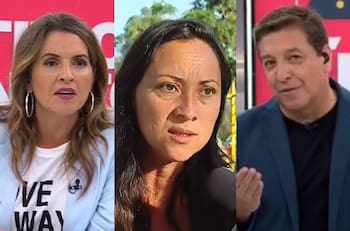 "No te voy a permitir...": Julio César Rodríguez y Monserrat Álvarez protagonizan incómodo e insólito momento con la concejala Claudia Cancino