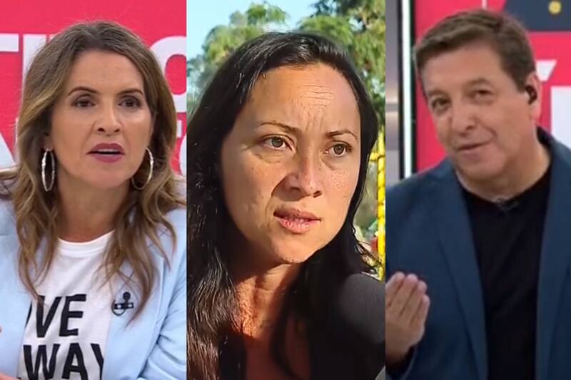 Monserrat Álvarez y Julio César Rodríguez Hablaron con Claudia Cancino - Créditos: CHV