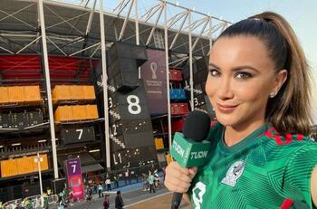 Mariazel muestra cómo es la zona donde los aficionados pueden consumir bebidas alcohólicas en Qatar