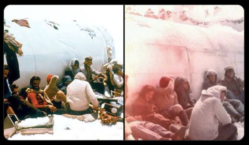 Imagen real y adaptación de "La Sociedad de la Nieve".