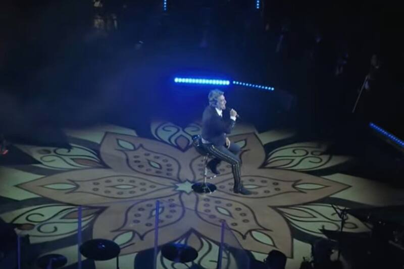 Alejandro Fernández "El Potrillo" dedicó el concierto a su padre, hospitalizado los últimos 24 días - Créditos: Captura de pantalla