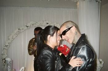 Ex de Travis Barker reacciona a la boda del músico en Las Vegas con Kourtney Kardashian
