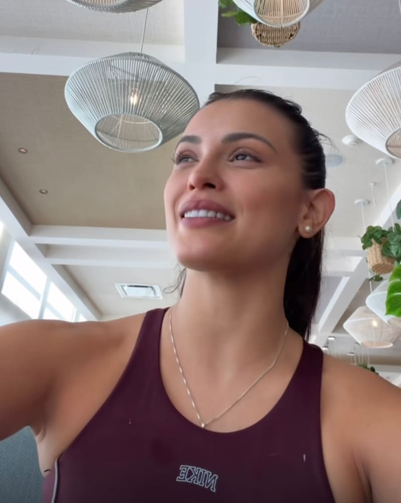 La modelo se sinceró en sus historias de Instagram.