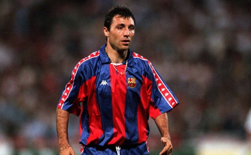 Hristro Stoichkov, exfutbolista búlgaro.