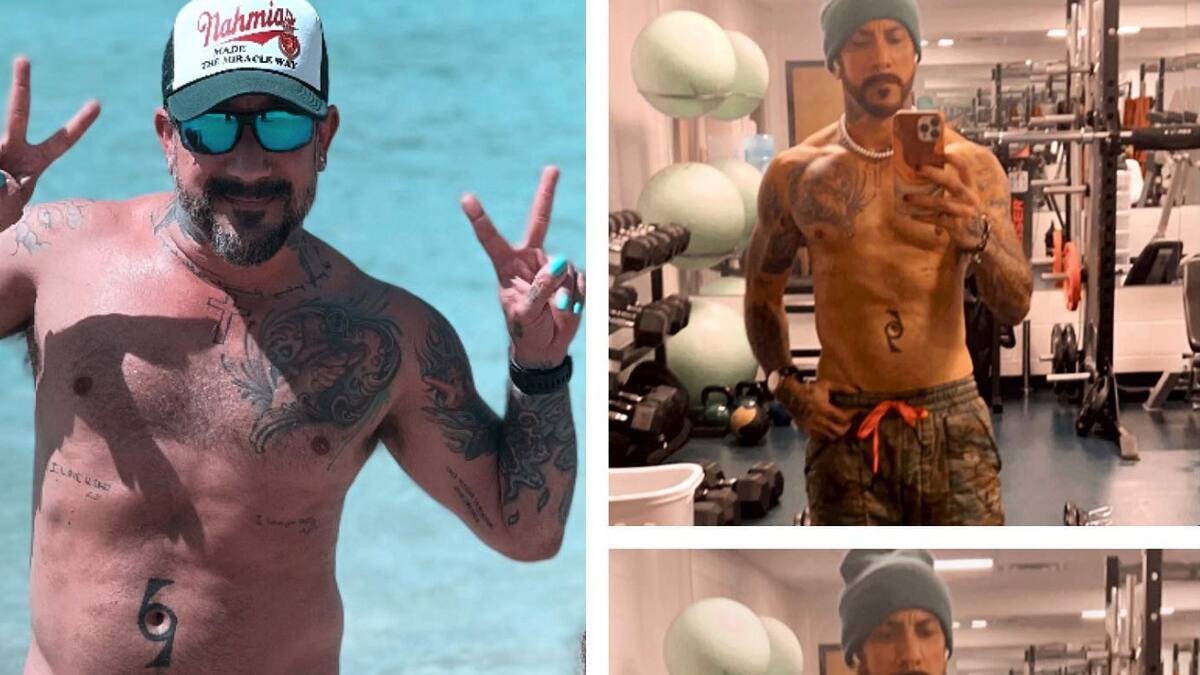 AJ de los Backstreet Boys presume su increíble transformación física en redes sociales