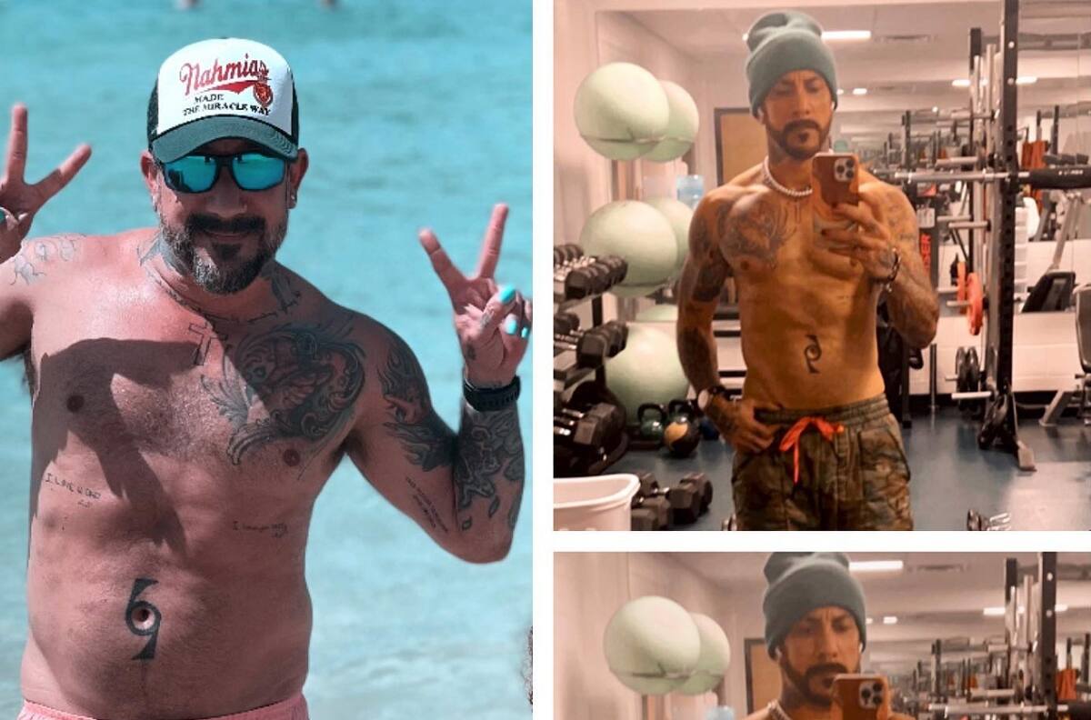 AJ de los Backstreet Boys presume su increíble transformación física en redes sociales