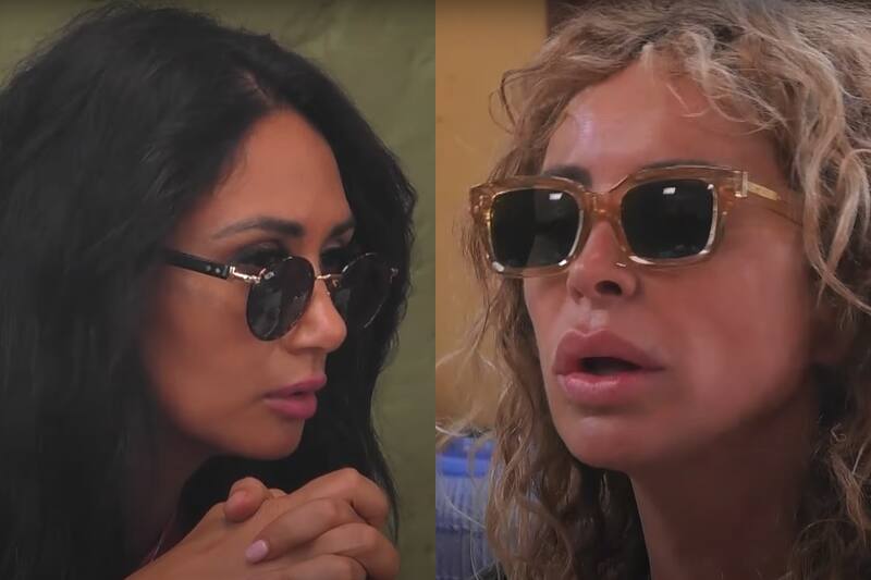 Las jugadoras del reality pelearon frente a todos sus compañeros debido al supuesto pelambre de la ex animadora del Festival de Viña del Mar.