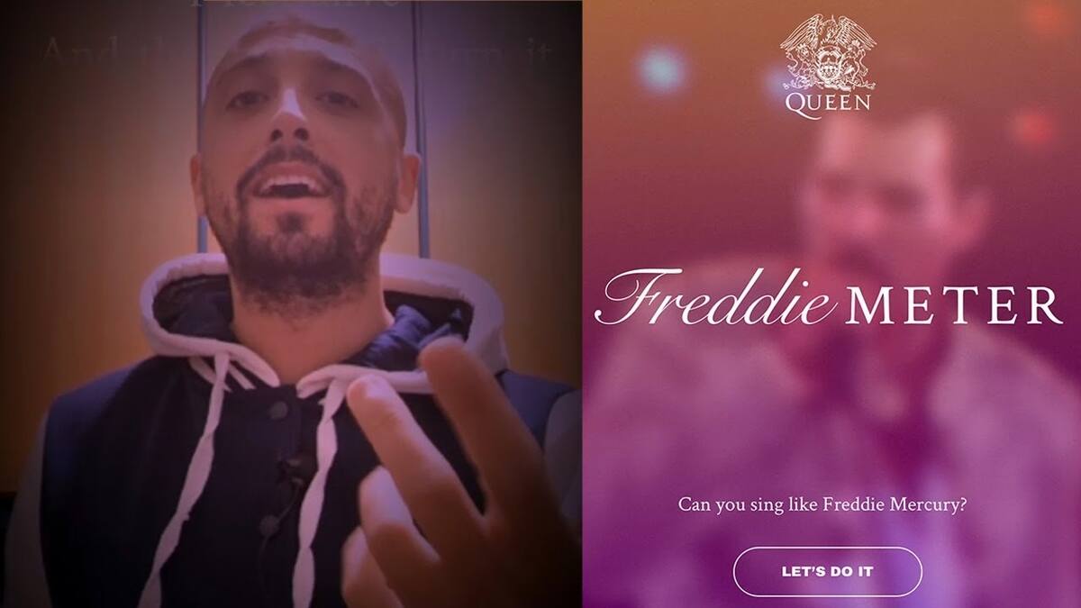 Canta como Freddy Mercury con una APP