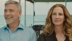 ¡Por amor a George Clooney! Julia Roberts sorprende luciendo un vestido con las fotos de su amigo