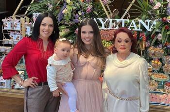 Familia Fernández celebra primer cumpleaños de Cayetana durante el estreno de "El Último Rey"