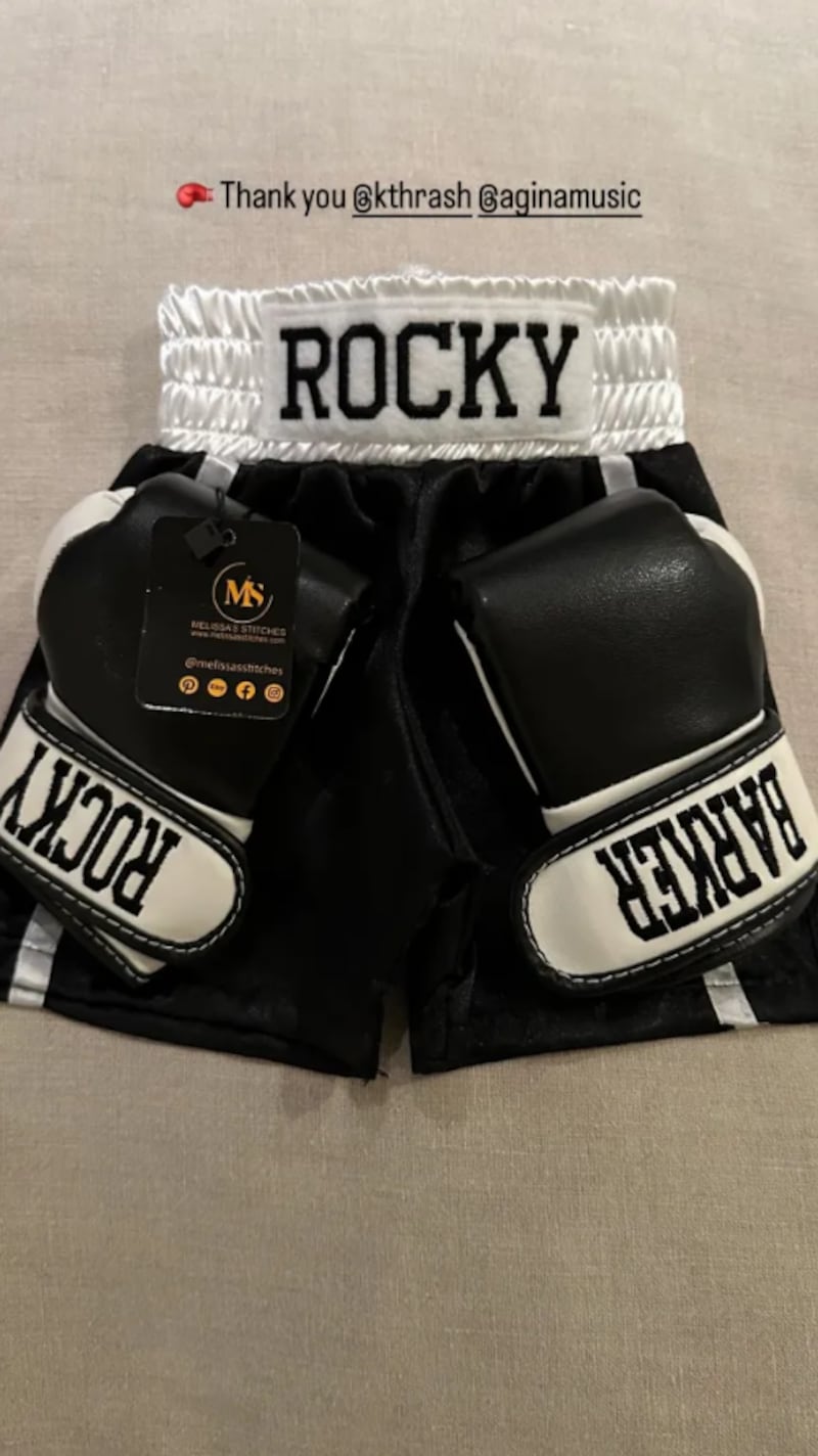 Rocky Barker recibió de su padre unos calzoncillos con ilusión de boxeador, fiel a su nombre.