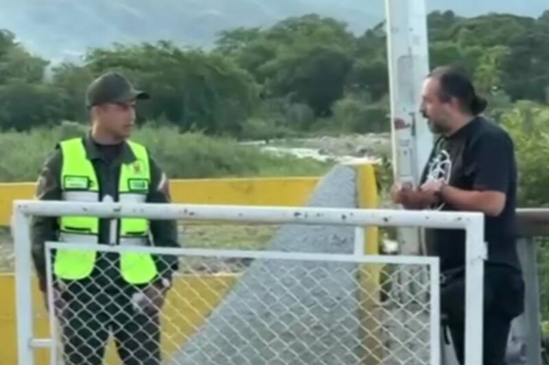 y su inconveniente en la frontera venezolana.
