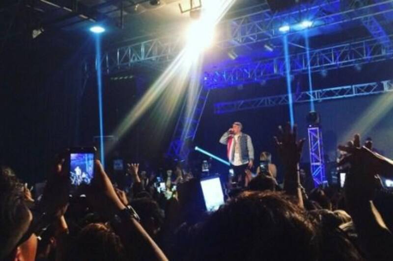 El cantante en Espacio Broadway año 2017.