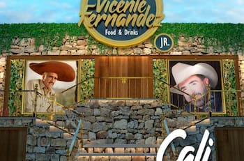 Vicente Fernández Jr. anuncia apertura de dos cantinas en Colombia y de una serie sobre su secuestro
