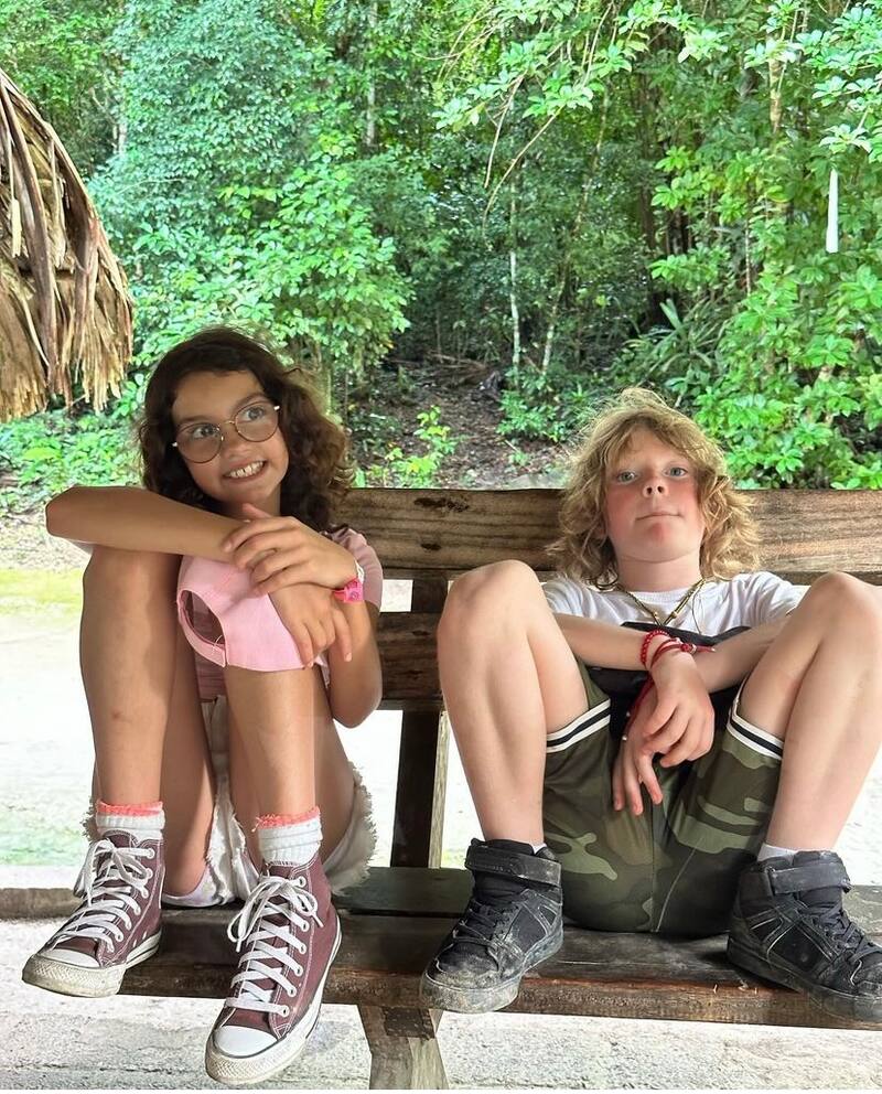 Así de grandes están Mila y Theo, los hijos de Javiera Contador.