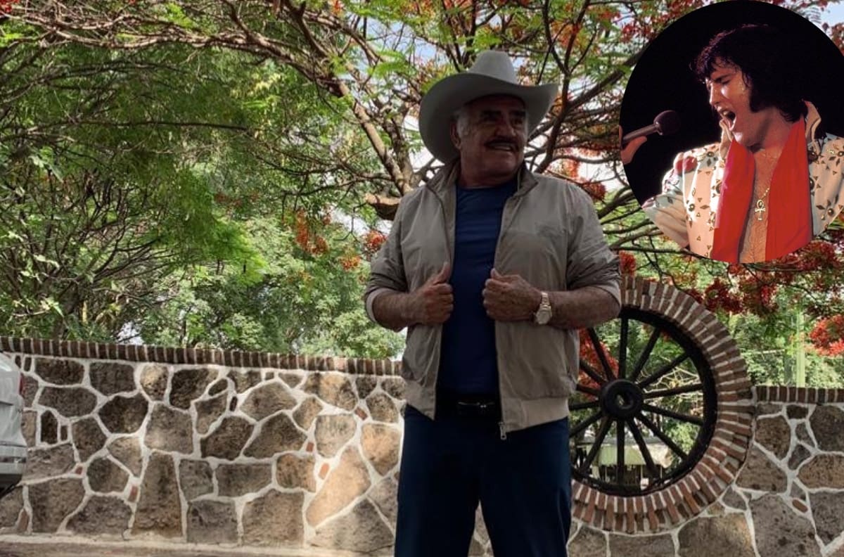 El día que Vicente Fernández se vistió como Elvis Presley