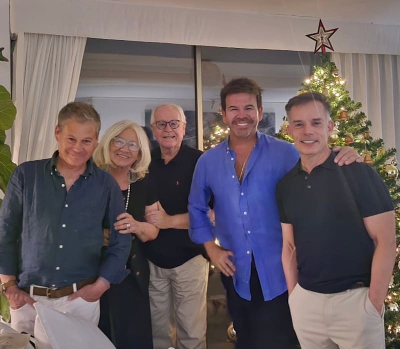 Famosos celebraron la Navidad junto a sus seres queridos.