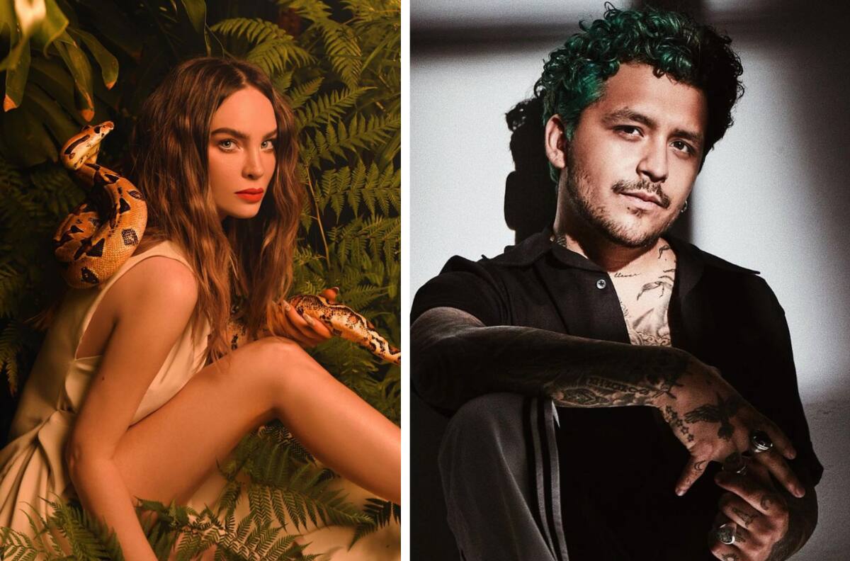 "Son tonterías": Belinda reacciona a la filtración de mensajes por Christian Nodal