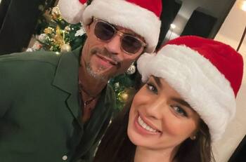 Marc Anthony y Nadia Ferreira: Así fue su primera Navidad juntos