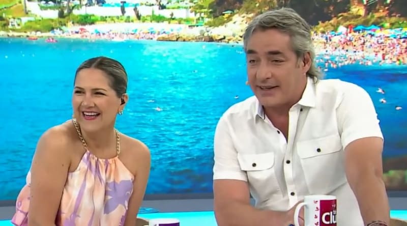 Michelle Adam y José Luis Repenning en "Tu Día". Créditos: Pantallazo Canal 13