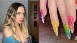 Belinda: el secreto que lleva en sus uñas para alargar visualmente la mano