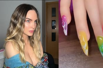 Belinda: el secreto que lleva en sus uñas para alargar visualmente la mano