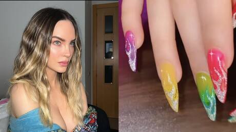 Belinda: el secreto que lleva en sus uñas para alargar visualmente la mano