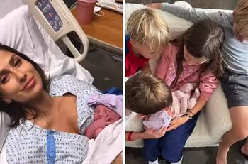 Hilaria Baldwin y Alec Baldwin dan la bienvenida a Ilaria, su séptimo hija