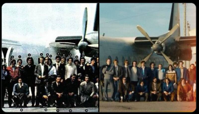 Comparación de la imagen real y ficticia de "La Sociedad de la Nieve".