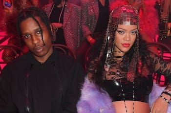 Rihanna deslumbra con llamativo look en el desfile de Gucci en Milan Fashion Week