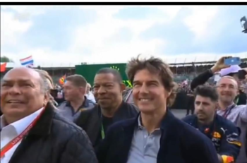 Tom Cruise felicitó al papá de "Checo" Pérez; video se hace viral y ya hay memes