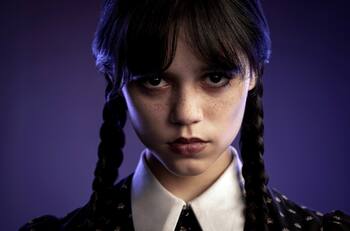 Así luce Jenna Ortega como Merlina en "Wednesday", nueva serie de Tim Burton sobre Los locos Addams