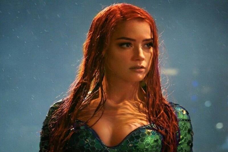 Amber Heard Todos sus fans se llevaron una sorpresa al verla en el triler final de Aquaman. - Créditos: Instagram