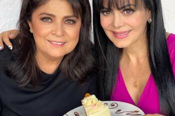 Victoria Ruffo es celebrada por Maribel Guardia en su cumpleaños 61