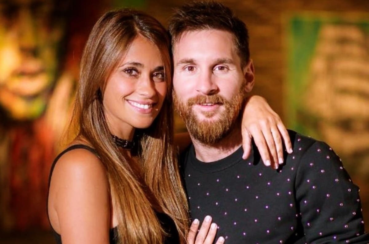 Antonela Roccuzzo se hace viral por su peculiar festejo al gol de Messi ante Australia