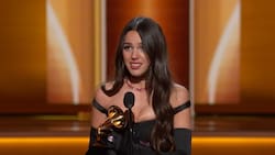 Olivia Rodrigo rompió uno de sus tres Grammy