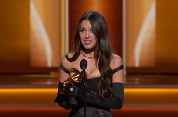Olivia Rodrigo rompió uno de sus tres Grammy