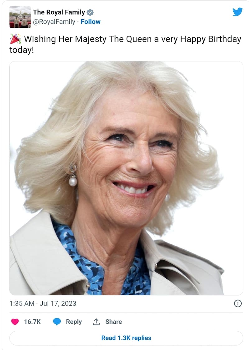 La monarca cumplió 76 años