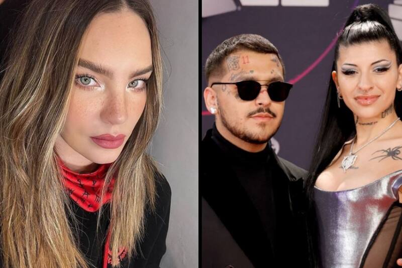 Reacción de Belinda a la noticia del embarazo de Chrisitian Nodal Belinda - Créditos: Instagram